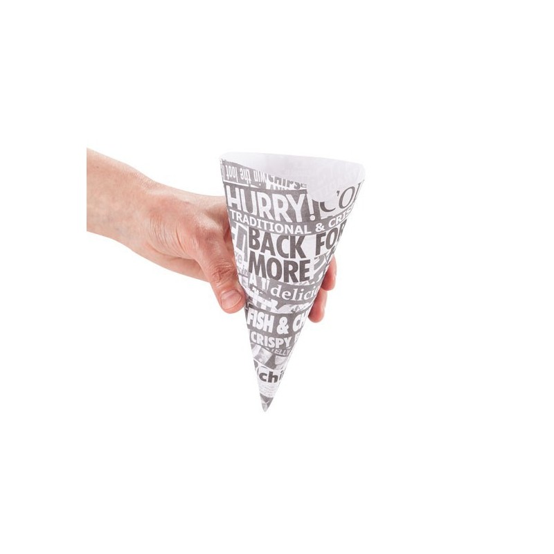 CONO FRITTO STAMPA NEWSPAPER CONO FRITTO STAMPA NEWSPAPER